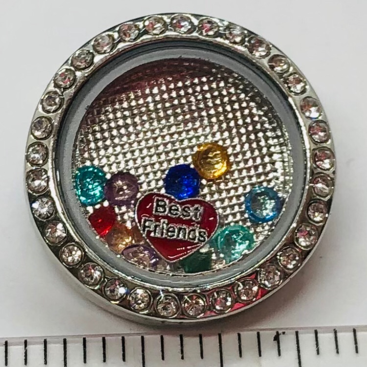 Memory Locket 18mm Snap Button